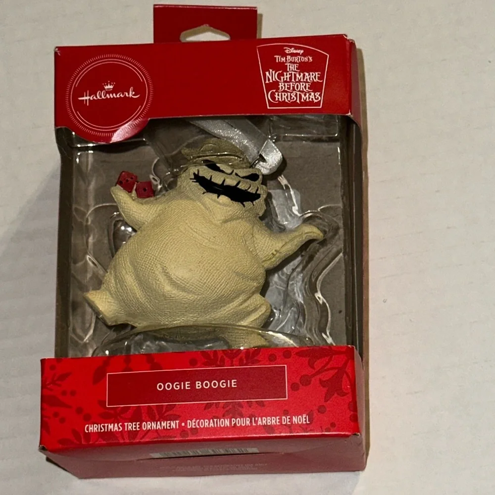 Hallmark Red Box‎ Nightmare Before Christmas Oogie Boogie Christmas Ornament